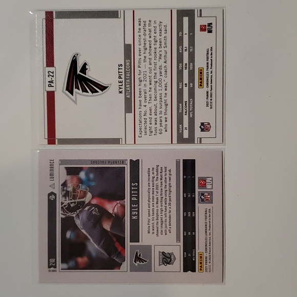 2 - Kyle Pitts Rookie Cards - Picture 2 of 2